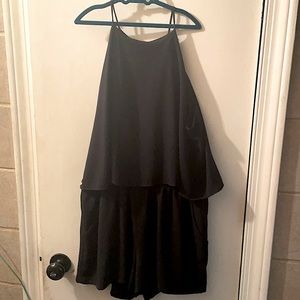 Black Short Romper Size Large